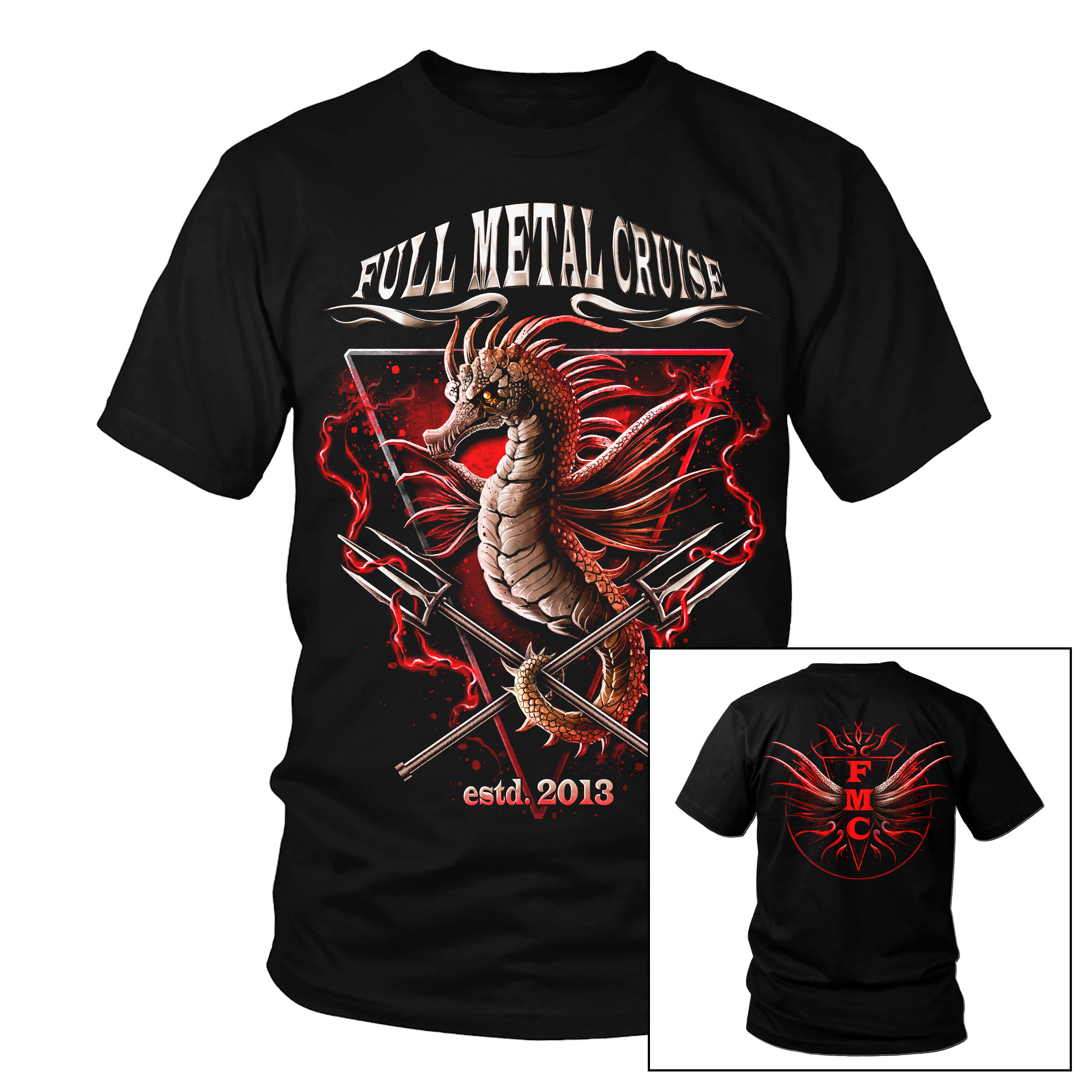FMC - T-Shirt - Seahorse | Metalmerch.com