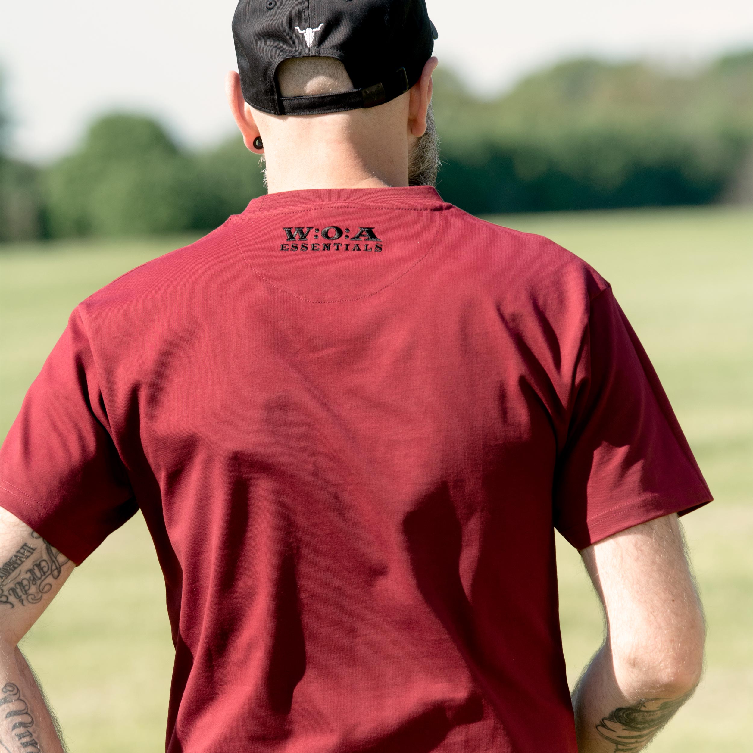 Tシャツ・カットソー AUTRY Men T-shirt Burgundy SWPM AUTRY: cotton t-shirt - Burgundy | Autry t-shirt SWPM online