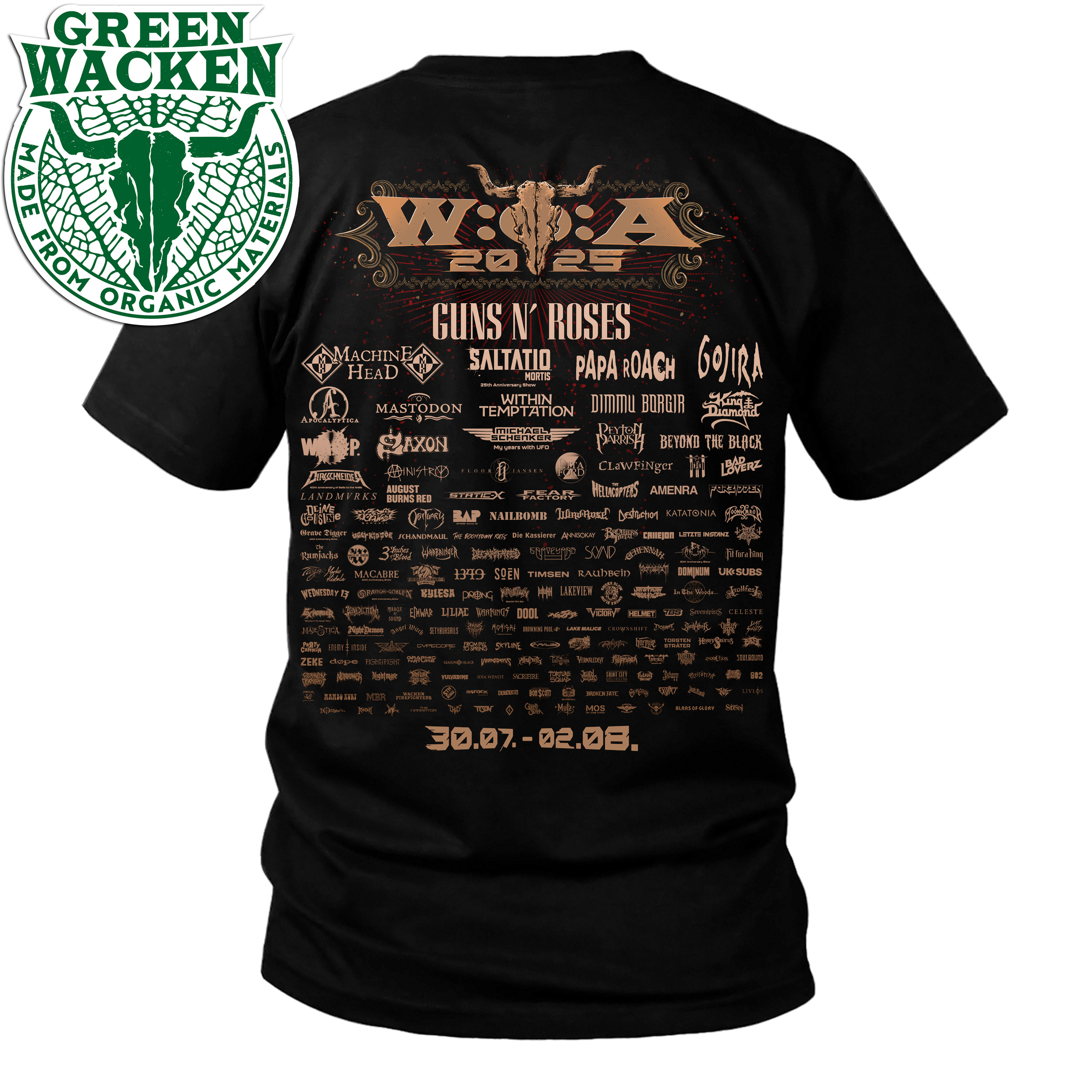 W:O:A T-Shirt Classic Rock 2025