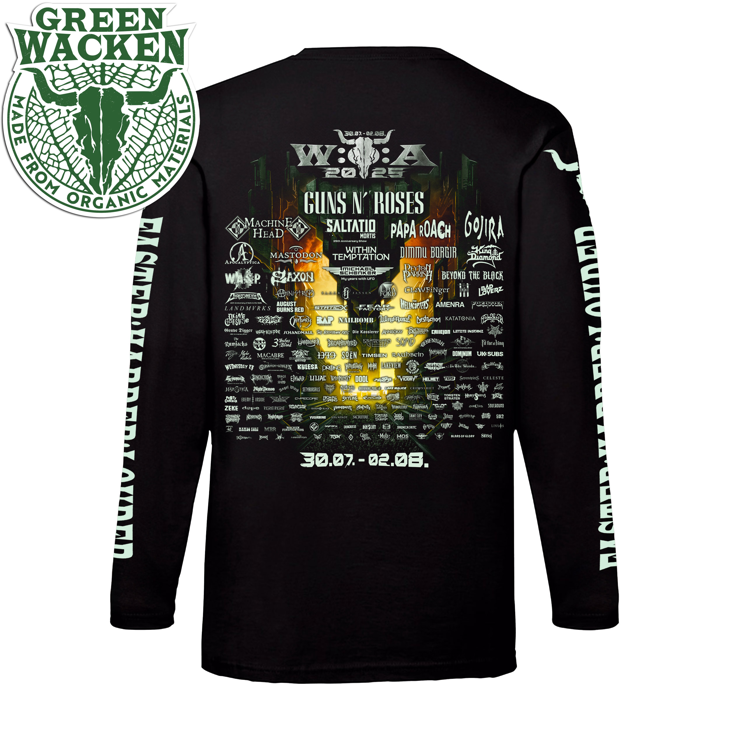 W:O:A - Longsleeve - Main 2025 | Metalmerch.com