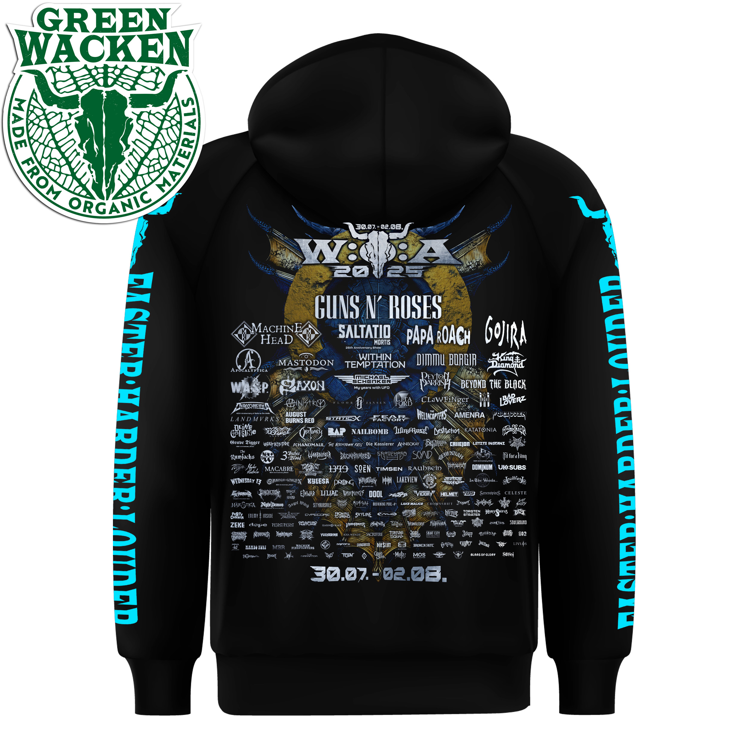 W:O:A - HoodZip - Dragons 2025 | Metalmerch.com