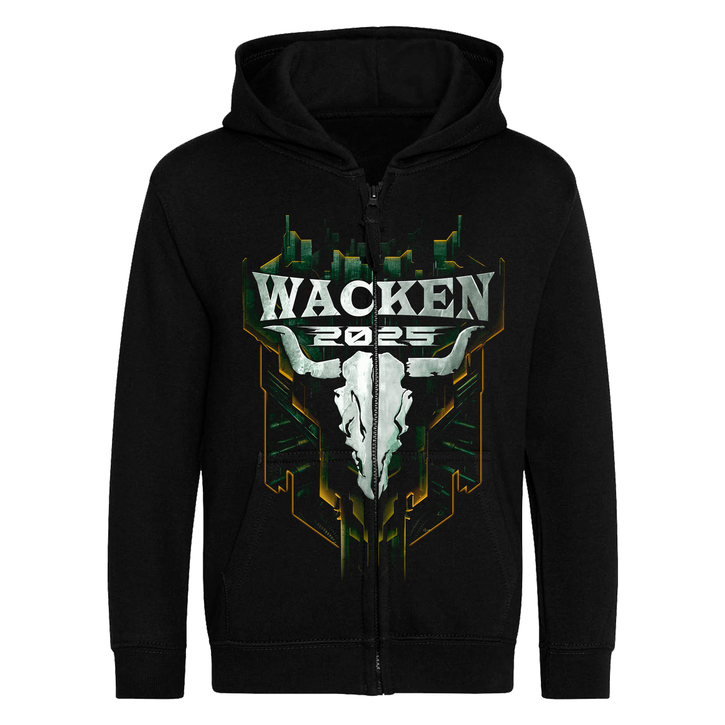 W:O:A - Kids HoodZip - Main 2025 | Metalmerch.com