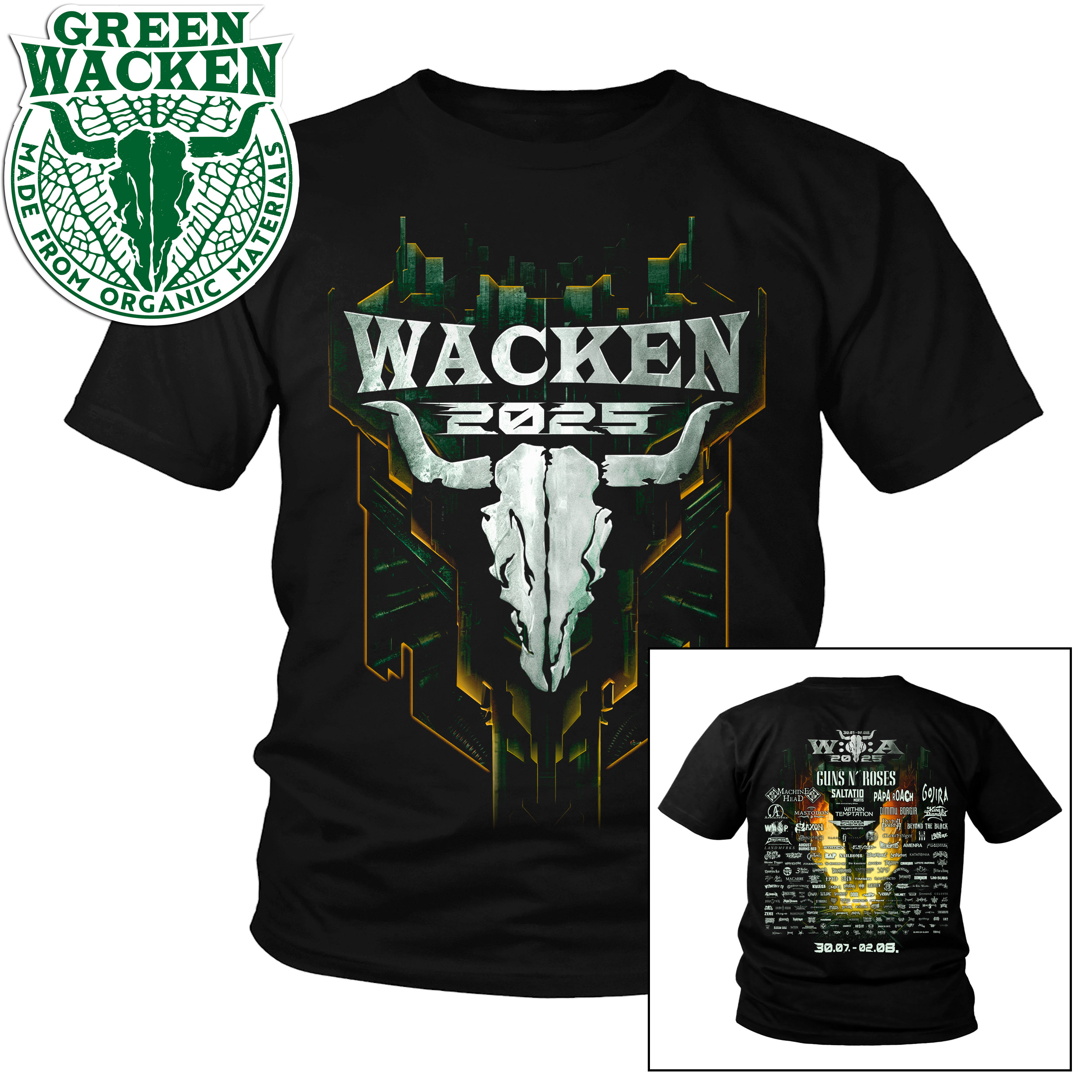 W:O:A - Kids T-Shirt - Main 2025 | Metalmerch.com